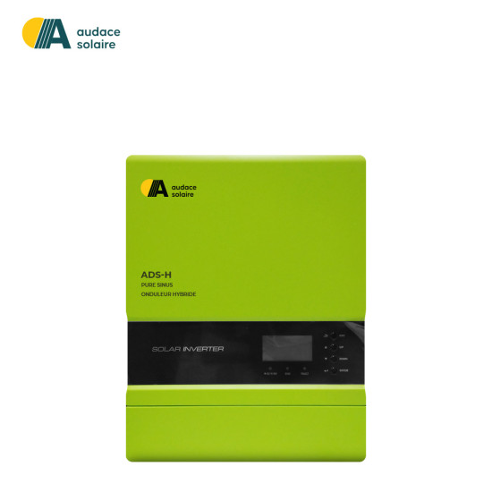 Onduleur Hybride / Offgrid Audace Solaire Mono 48VDC – 220VAC, 5Kw Onduleur Hybride / Offgrid Audace Solaire Mono 48VDC – 220VAC, 5Kw
