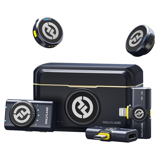 Micro sans fil cravate 2.4GHz Hollyland Lark M2 Combo (LARKM2-COMBO) Micro sans fil cravate 2.4GHz Hollyland Lark M2 Combo (LARKM2-COMBO)