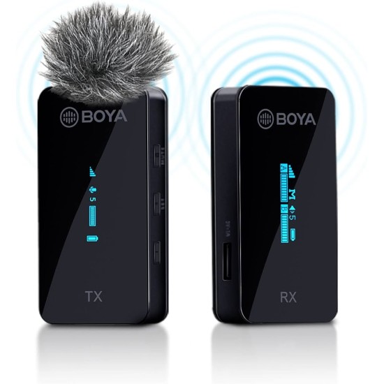 Micro sans fil cravate Boya 2.4GHz (BY-XM6-S1) Micro sans fil cravate Boya 2.4GHz (BY-XM6-S1)