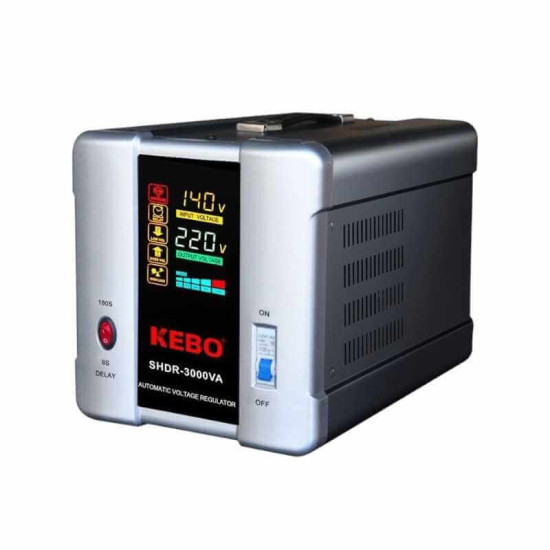 Régulateur de tension 1800W 220V Kebo HDR-3000VA