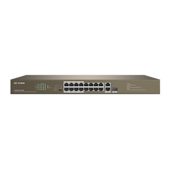 Switch 24FE+2GE/1SFP Avec PoE 24 Ports Switch 24FE+2GE/1SFP Avec PoE 24 Ports