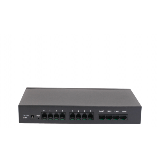 Dinstar DAG1000-4S4O Passerelle VoIP hybride FXO/FXS