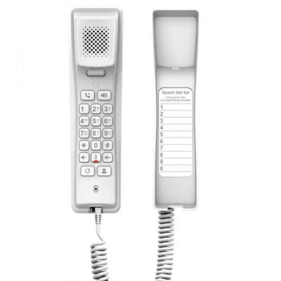 Fanvil H2U Telefono IP Bianco Per Hotel E Casa: 2 Linee SIP E PoE!