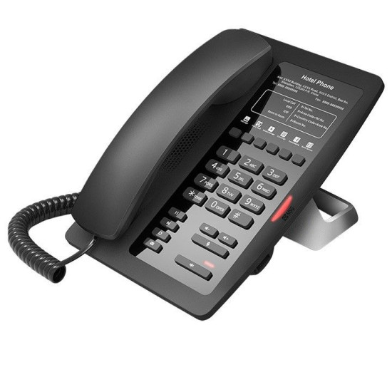 Fanvil H3 Téléphone IP pour Hôtel Noir Fanvil H3 Téléphone IP pour Hôtel Noir