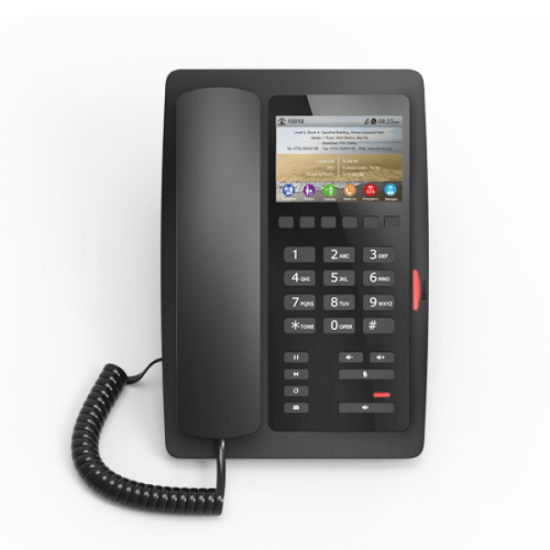 Fanvil H5 Téléphone IP pour Hôtel Noir Fanvil H5 Téléphone IP pour Hôtel Noir