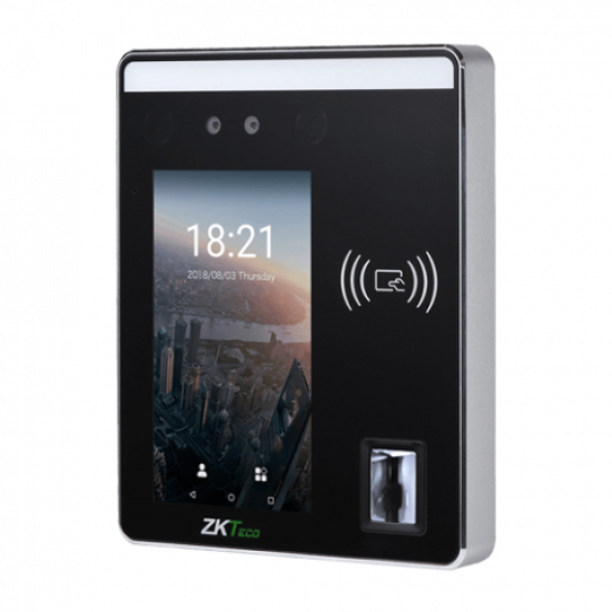 SpeedFace-H5 contrôle d'accès biométrique hybride basé sur Linux avec reconnaissance faciale