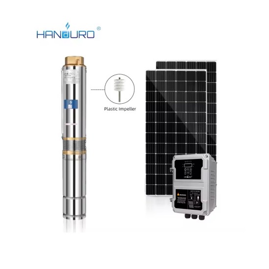 Pompe Immergée Solaire DC 1100W Handuro
