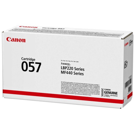 Toner Laser Noir Canon 057 (3009C002AA) Toner Laser Noir Canon 057 (3009C002AA)